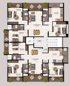 Project Image of 0.0 - 1850.0 Sq.ft 3 BHK Apartment for buy in Pushpalata Apartment