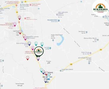 Omega Suraksha Enclave Phase 2 Location Plan 1