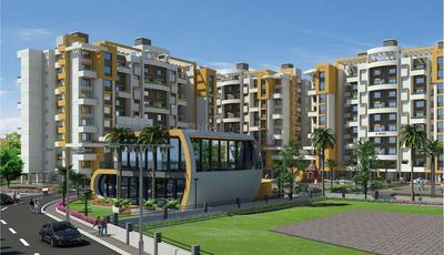 Project Image of 393.42 - 427.22 Sq.ft 1 BHK Apartment for buy in Kate Moze Hollyhock City Building No 2 Wing D