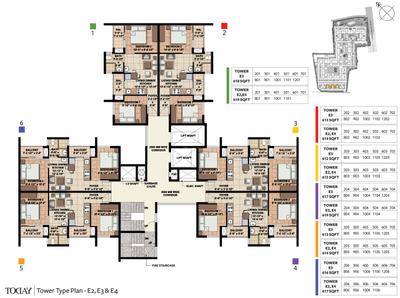 Project Image of 982.0 - 1333.0 Sq.ft 2 BHK Apartment for buy in Akshaya Today