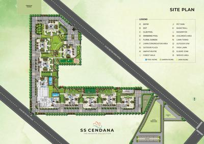 Project Image of 0.0 - 1089.0 Sq.ft 3 BHK Apartment for buy in SS Cendana