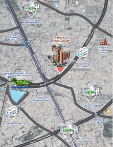 Project Image of 815.69 - 893.4 Sq.ft 3 BHK Apartment for buy in Panchshil Sundaram
