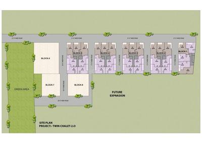 Project Image of 1020.0 - 1480.0 Sq.ft 2 BHK Builder Floor for buy in Stark Twin Chalet