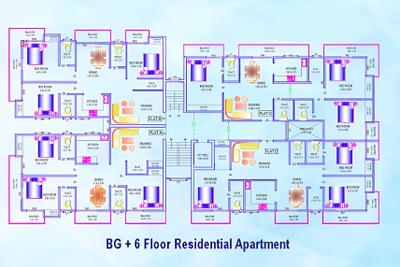 Project Image of 1715.0 - 1800.0 Sq.ft 3 BHK Apartment for buy in GS Kamlawati Enclave