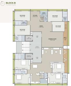 Project Image of 1405.01 - 2018.77 Sq.ft 3 BHK Apartment for buy in Shreedhar Sharan