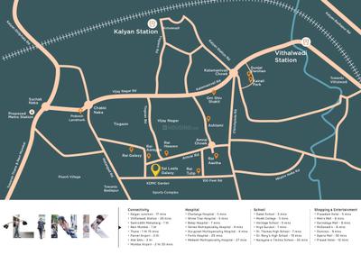 Project Image of 363.07 - 470.38 Sq.ft 1 BHK Apartment for buy in Rai Sai Leela Galaxy D Wing