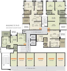 Project Image of 464.0 - 836.0 Sq.ft 1 BHK Apartment for buy in Yogesh Basil Park C And D Wing
