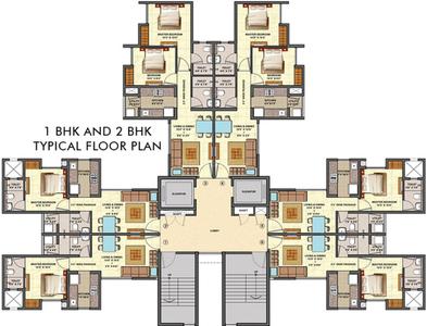 Project Image of 527.0 - 593.0 Sq.ft 2 BHK Apartment for buy in Lodha Codename Smart Buy