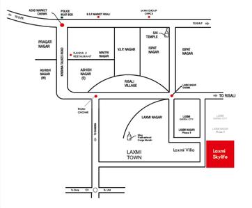 Project Image of 650.0 - 1300.0 Sq.ft 1 BHK Apartment for buy in Laxmi Sky Life