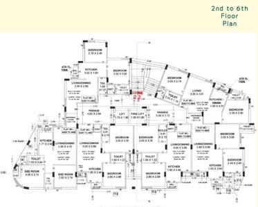 Project Image of 445.09 - 504.18 Sq.ft 1.5 BHK Apartment for buy in J V S Level 7