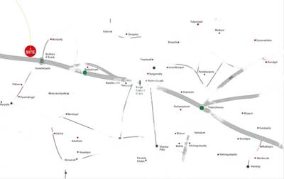 Haripriya Budhera Bliss Location Plan 1