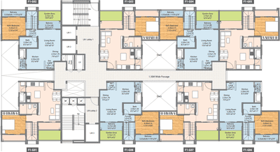 Project Image of 0.0 - 725.0 Sq.ft 2 BHK Apartment for buy in Gera Planet Of Joy IV