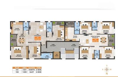 Project Image of 933.0 - 1550.0 Sq.ft 2 BHK Apartment for buy in Sai Vishaka