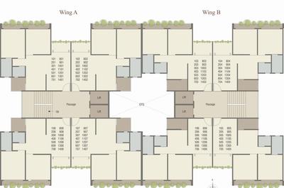 Project Image of 0.0 - 680.0 Sq.ft 2 BHK Apartment for buy in Aatmiya New County Phase 2
