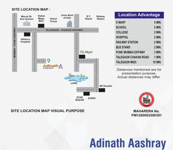 Project Image of 644.44 - 692.01 Sq.ft 2 BHK Apartment for buy in Adinath Aashray