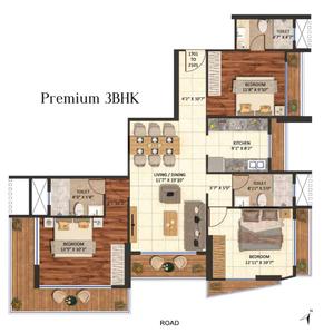 Project Image of 407.95 - 1189.52 Sq.ft 1 BHK Apartment for buy in Sanghvi Parsssva Excellensea