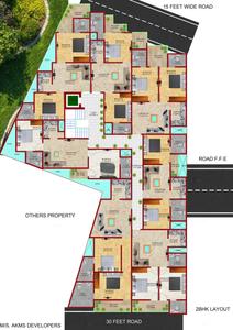 AKMS Homes AKMS Homes Cluster Plan for Typical Floor 1