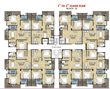Project Image of 1082.0 - 1538.0 Sq.ft 2 BHK Apartment for buy in AJAY CITY
