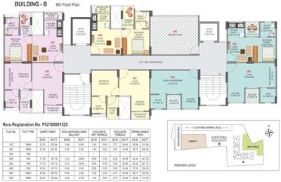 Project Image of 187.0 - 258.0 Sq.ft 1 RK Apartment for buy in Mantra Magic Phase 2 Wing B