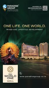 Project Image of 840.0 - 1495.0 Sq.ft 2 BHK Apartment for buy in Paradise Sai World One Residential