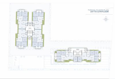 Project Image of 1045.93 - 1904.24 Sq.ft 3 BHK Apartment for buy in Krishna Skyvillas