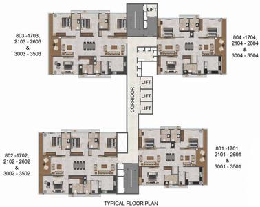 Project Image of 2386.0 - 3917.0 Sq.ft 3 BHK Apartment for buy in Casagrand GS Infinity