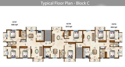 Project Image of 1020.0 - 1300.0 Sq.ft 2 BHK Apartment for buy in Rams Sarovar