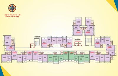 Project Image of 360.0 - 485.0 Sq.ft 1 BHK Apartment for buy in Sharda Darshan