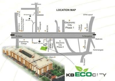 Project Image of 865.0 - 995.0 Sq.ft 2 BHK Apartment for buy in  KB Eco City