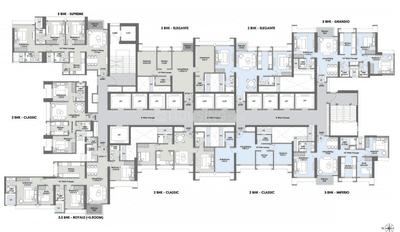 Project Image of 610.0 - 1312.0 Sq.ft 2 BHK Apartment for buy in L And T Rejuve 360 Tower A