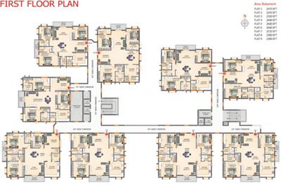 Project Image of 2255.0 - 2690.0 Sq.ft 3 BHK Apartment for buy in Gowra KSN Residency