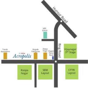 Project Image of 936.46 - 1345.49 Sq.ft 2 BHK Apartment for buy in Aakar Acropolis D And B