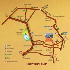 Project Image of 710.0 - 870.0 Sq.ft 2 BHK Apartment for buy in Magnolia Crossword