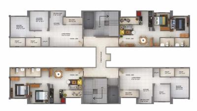 Project Image of 551.0 - 586.0 Sq.ft 2 BHK Apartment for buy in Sanas You57 Tower A