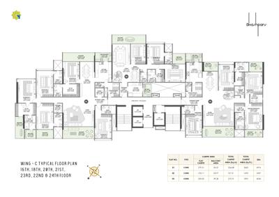 Project Image of 1693.0 - 4281.0 Sq.ft 3 BHK Apartment for buy in Sharada Akashparv C