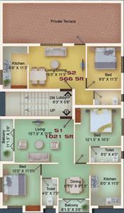Project Image of 570.0 - 1042.0 Sq.ft 1 BHK Apartment for buy in Blessed Exodus