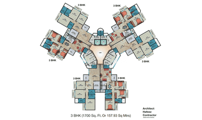 Project Image of 1832 Sq.ft 3 BHK Apartment / Flat for sale in Indirapuram for Rs. 29500000
