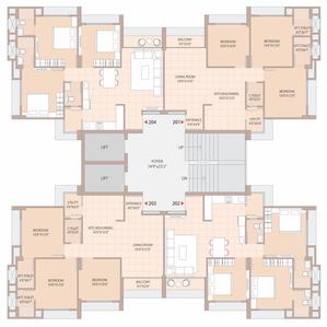 Project Image of 1430 Sq.ft 3 BHK Apartment / Flat for sale in South Bopal for Rs. 9800000