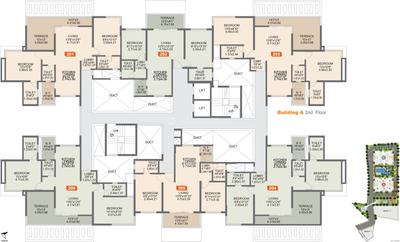 Project Image of 602.0 - 875.0 Sq.ft 2 BHK Apartment for buy in Rohan Ishan Wing A 5 To 11 Floor