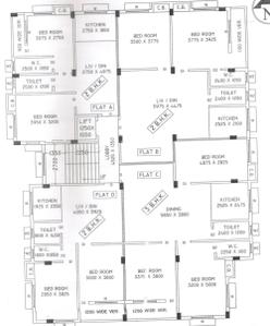Project Image of 636.0 - 1016.0 Sq.ft 2 BHK Apartment for buy in SKB Kanak Tower