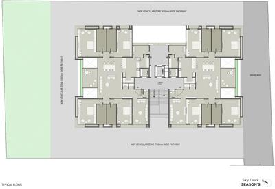 Project Image of 2780.96 - 4666.48 Sq.ft 4 BHK Apartment for buy in Saanvi Skydeck Seasons