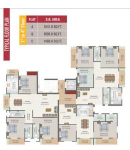 Project Image of 1036.0 - 1641.0 Sq.ft 2 BHK Apartment for buy in Bhagwati Shivalaya