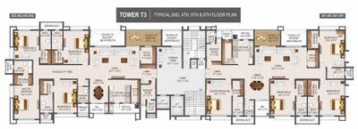 Project Image of 1913.0 - 8319.0 Sq.ft 3 BHK Apartment for buy in Pranami Crest