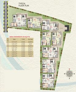 Project Image of 983.0 - 1579.0 Sq.ft 2 BHK Apartment for buy in SV Royal Residency