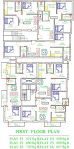 Project Image of 580.0 - 730.0 Sq.ft 2 BHK Apartment for buy in Crest Jade II