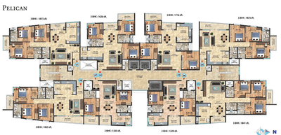 Project Image of 1297.0 - 1873.0 Sq.ft 2 BHK Apartment for buy in Sattva Celesta