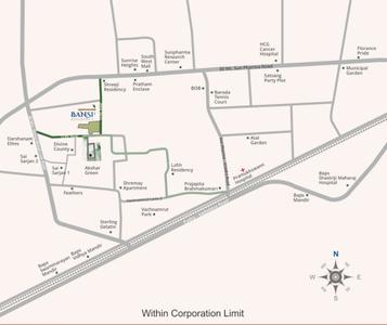 Project Image of 660.9 - 665.75 Sq.ft 2 BHK Apartment for buy in Gopinathji Bansi Residency
