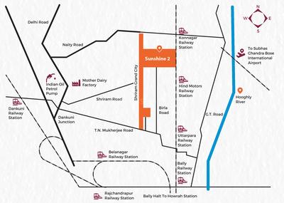 Project Image of 630.0 - 840.0 Sq.ft 2 BHK Apartment for buy in Shriram Sunshine Phase 2