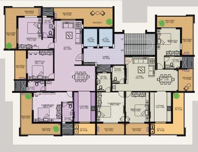 Project Image of 2257.0 - 2732.0 Sq.ft 3 BHK Apartment for buy in Land Trades Durga Mahal