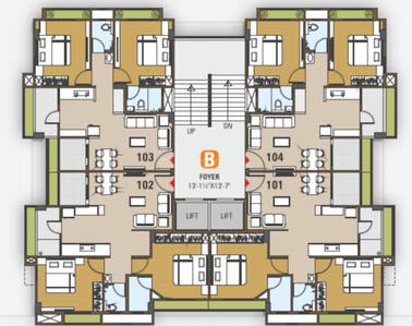 Project Image of 599.87 - 850.46 Sq.ft 2 BHK Apartment for buy in Raj Panchamrut 1
